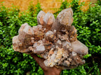 Natural Red Hematoid Quartz Cluster x 1 From Karoi, Zimbabwe - Toprock Gemstones and Minerals 