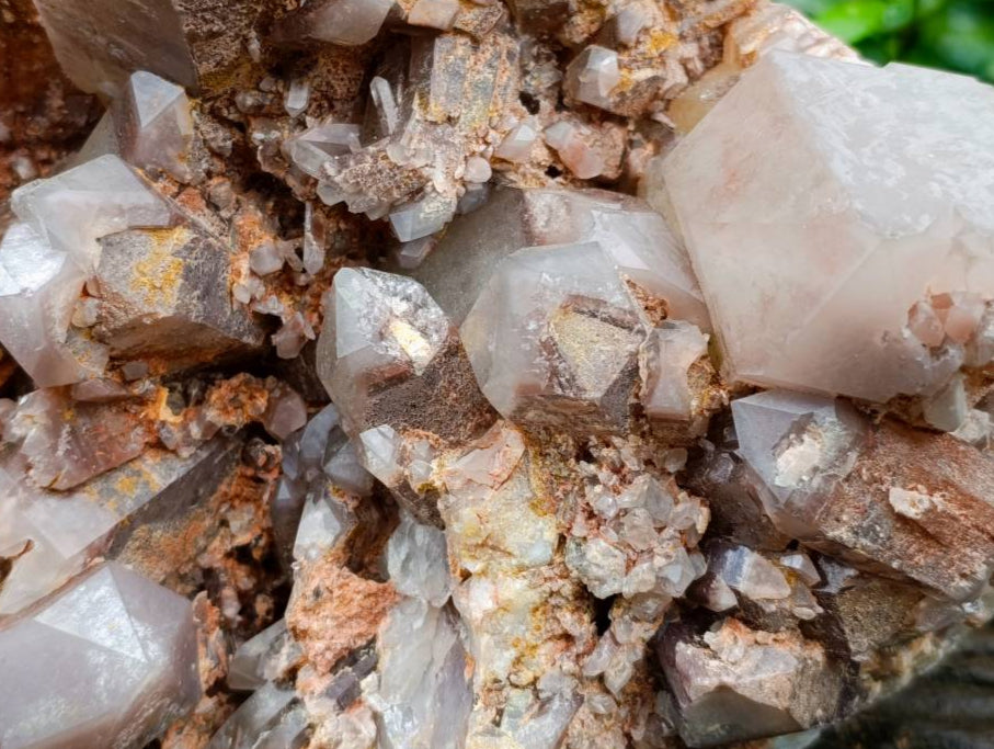 Natural Red Hematoid Quartz Cluster x 1 From Karoi, Zimbabwe - Toprock Gemstones and Minerals 