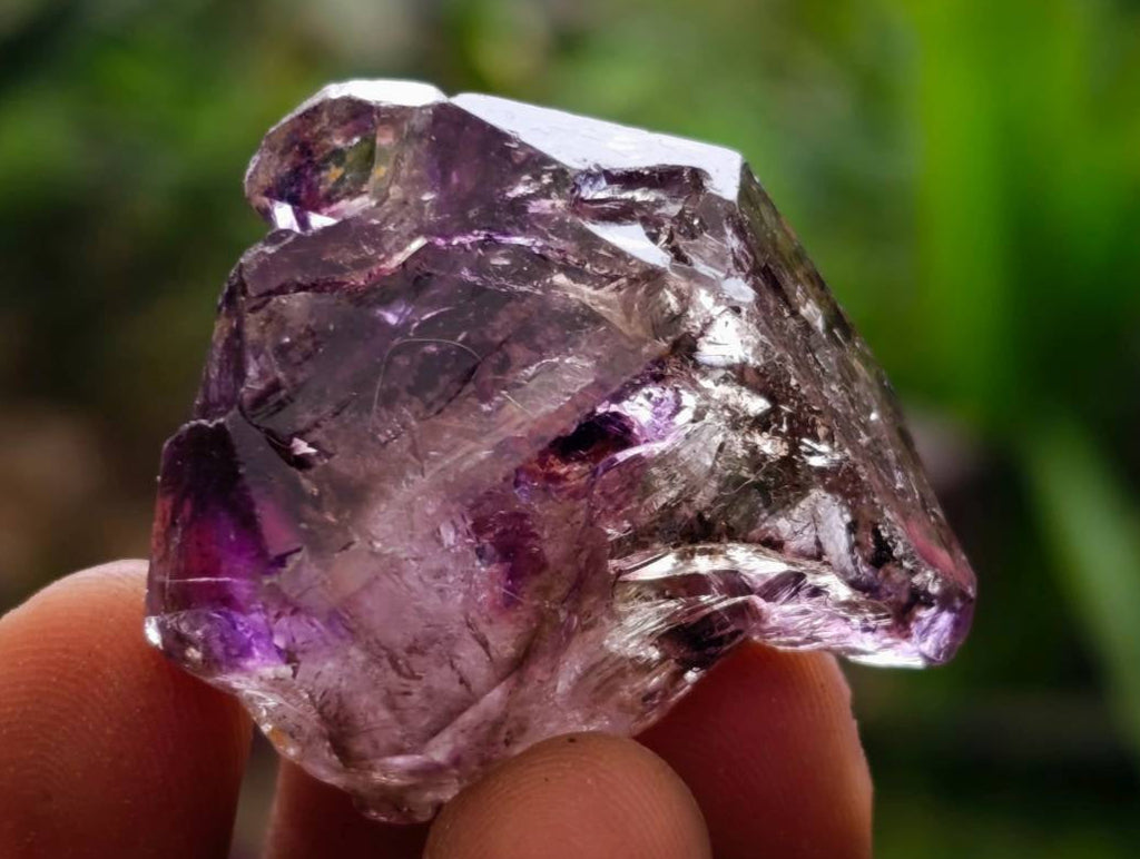 Natural Window Amethyst Crystals x 20 From Chiredzi, Zimbabwe - Toprock Gemstones and Minerals 