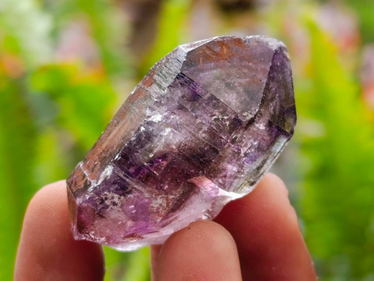 Natural Window Amethyst Crystals x 20 From Chiredzi, Zimbabwe - Toprock Gemstones and Minerals 
