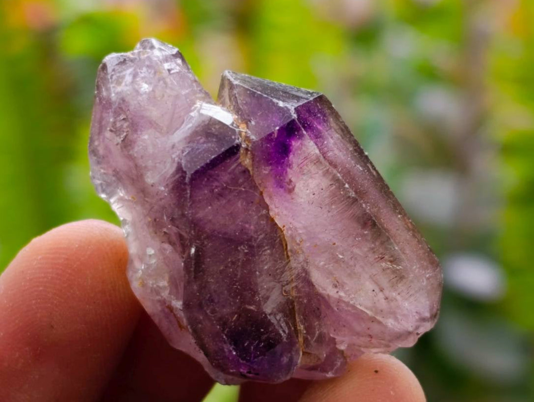 Natural Window Amethyst Crystals x 20 From Chiredzi, Zimbabwe - Toprock Gemstones and Minerals 