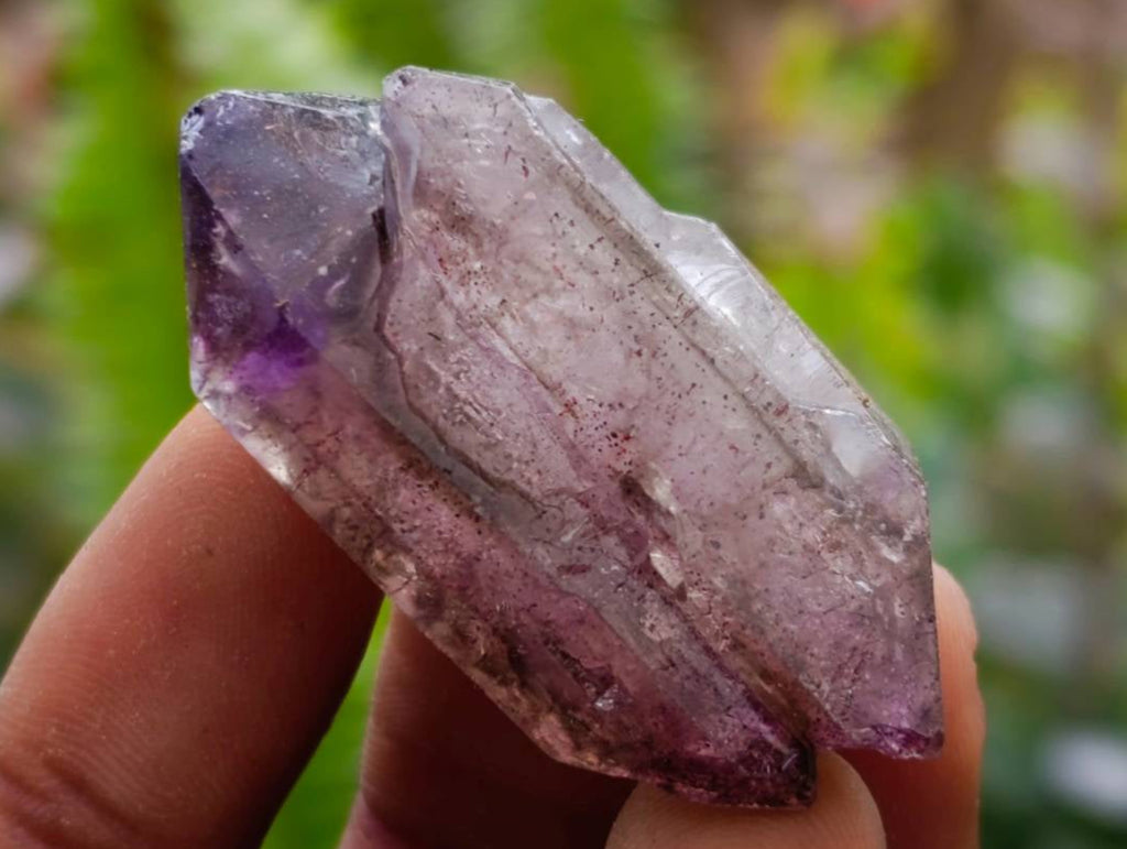 Natural Window Amethyst Crystals x 20 From Chiredzi, Zimbabwe - Toprock Gemstones and Minerals 