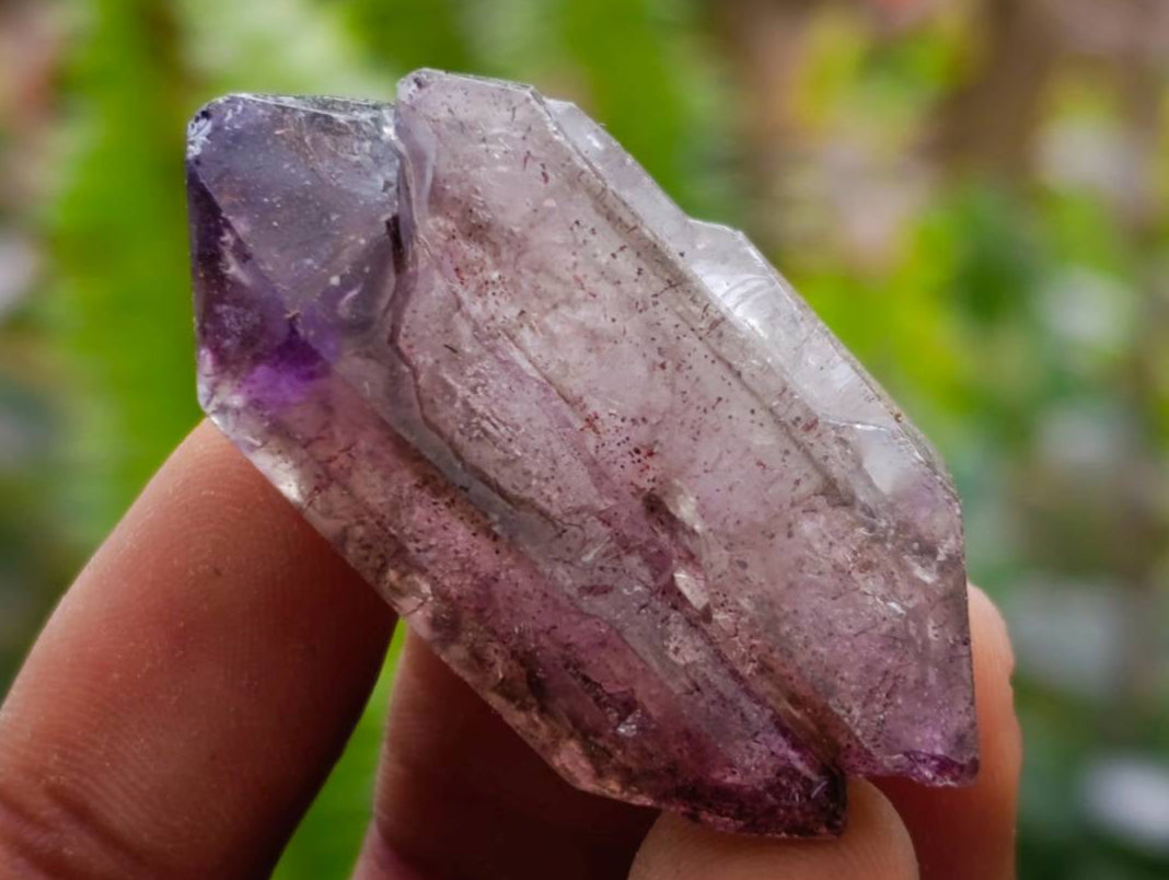 Natural Window Amethyst Crystals x 20 From Chiredzi, Zimbabwe - Toprock Gemstones and Minerals 