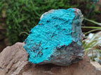 Natural Silica Coated Chrysocolla Specimens x 3 From Lupoto Mine, Congo - Toprock Gemstones and Minerals 