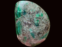 Polished Emerald Mica 'Mutokolite' Standing Free Forms x 5 From Mutoko, Zimbabwe