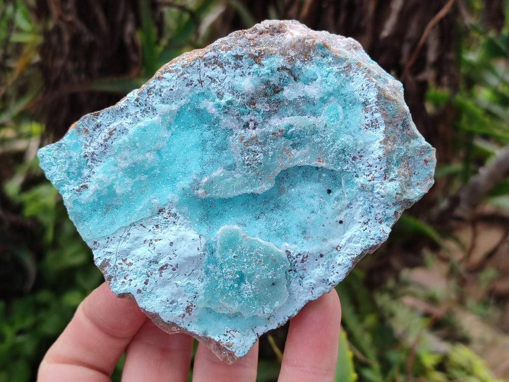 Natural Drusy Coated Chrysocolla With Malachite on Dolomite Specimens x 4 From Lupoto Mine, Congo - Toprock Gemstones and Minerals 