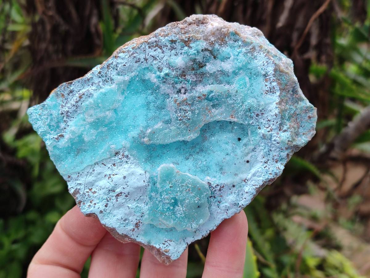 Natural Drusy Coated Chrysocolla With Malachite on Dolomite Specimens x 4 From Lupoto Mine, Congo - Toprock Gemstones and Minerals 