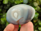 Polished Banded Agate Galets x 12 From Madagascar - Toprock Gemstones and Minerals 