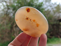 Polished Banded Agate Galets x 12 From Madagascar
