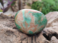 Polished Large Verdite Palm Stones x 12 From Zimbabwe