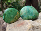 Polished Large Verdite Palm Stones x 12 From Zimbabwe - Toprock Gemstones and Minerals 