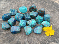 Polished Shattuckite Free Forms x 20 From Congo