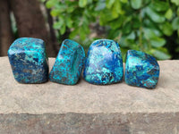 Polished Shattuckite Free Forms x 20 From Congo