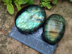 Polished Labradorite Galets x 12 From Tulear, Madagascar - Toprock Gemstones and Minerals 