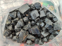 Natural Black Tourmaline Crystals x 2.8 Kg From Zimbabwe