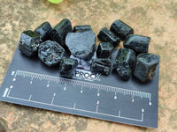 Natural Black Tourmaline Crystals x 2.8 Kg From Zimbabwe