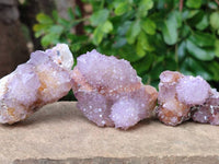 Natural Ametrine Spirit Quartz Clusters x 12 From Boekenhouthoek, South Africa