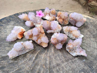 Natural Ametrine Spirit Quartz Clusters x 12 From Boekenhouthoek, South Africa