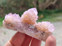 Natural Ametrine Spirit Quartz Clusters x 12 From Boekenhouthoek, South Africa