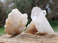Natural Cascading Candle Quartz Clusters x 24 From Antsirabe, Madagascar