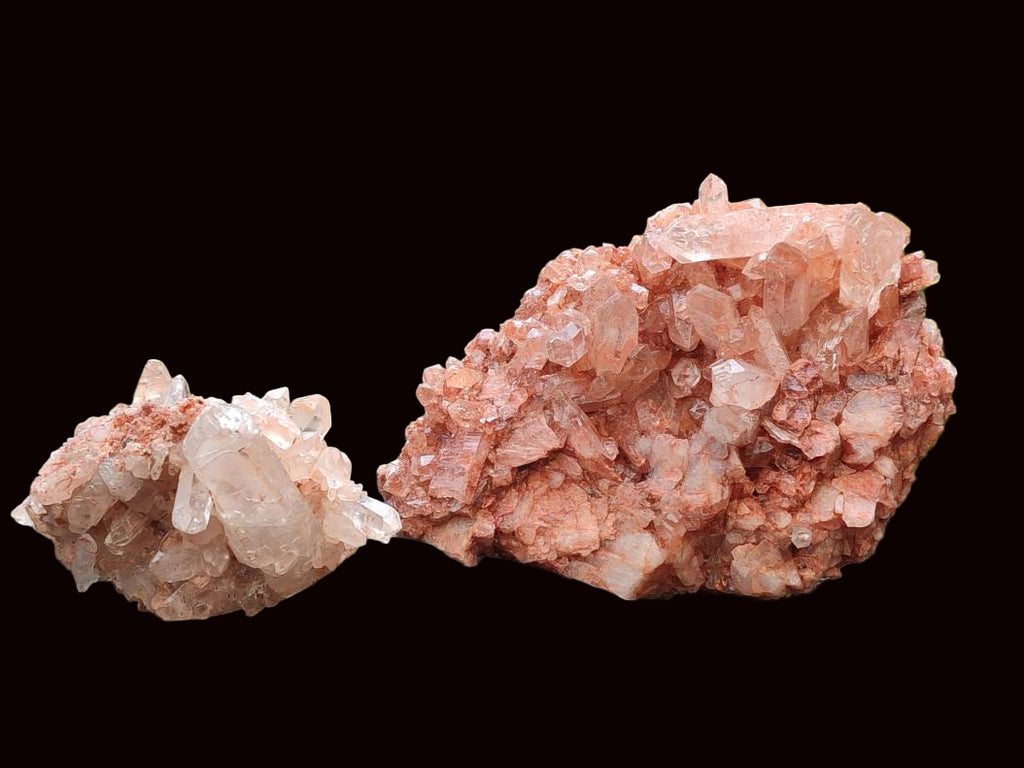 Natural Quartz Clusters x 2 From Mpika, Zambia - Toprock Gemstones and Minerals 