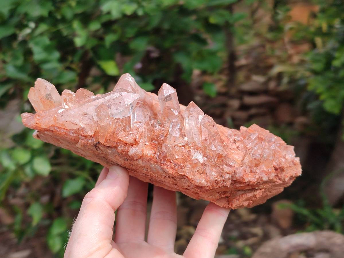 Natural Quartz Clusters x 2 From Mpika, Zambia - Toprock Gemstones and Minerals 