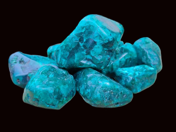 Polished Dioptase Free Forms x 35 From Likasi, Congo