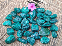 Polished Dioptase Free Forms x 35 From Likasi, Congo