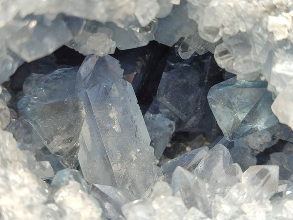 Natural Blue Celestite Geode Specimen x 1 From Sakoany, Madagascar