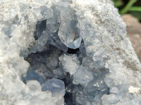 Natural Blue Celestite Geode Specimen x 1 From Sakoany, Madagascar