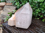 Polished Large Clear Quartz Crystal x 1 From Madagascar - Toprock Gemstones and Minerals 