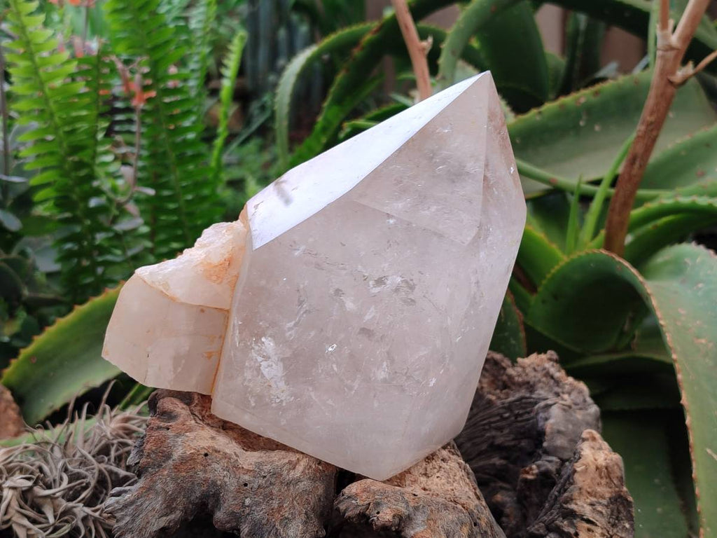 Polished Large Clear Quartz Crystal x 1 From Madagascar - Toprock Gemstones and Minerals 