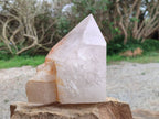 Polished Large Clear Quartz Crystal x 1 From Madagascar - Toprock Gemstones and Minerals 