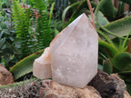 Polished Large Clear Quartz Crystal x 1 From Madagascar - Toprock Gemstones and Minerals 