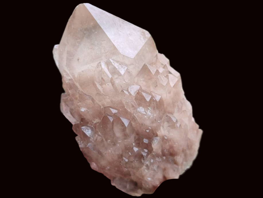 Natural Selected Luena Smokey Phantom Quartz Clusters and Crystals x 12 From Congo - Toprock Gemstones and Minerals 