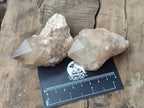 Natural Selected Luena Smokey Phantom Quartz Clusters and Crystals x 12 From Congo - Toprock Gemstones and Minerals 