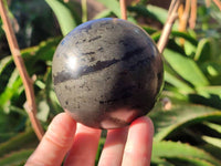Polished Basalt Pharaoh Stone Spheres x 3 From Iron Duke Mine, Zimbabwe