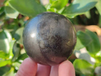 Polished Basalt Pharaoh Stone Spheres x 3 From Iron Duke Mine, Zimbabwe