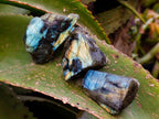 Polished On One Side Labradorite x 35 From Tulear, Madagascar - Toprock Gemstones and Minerals 