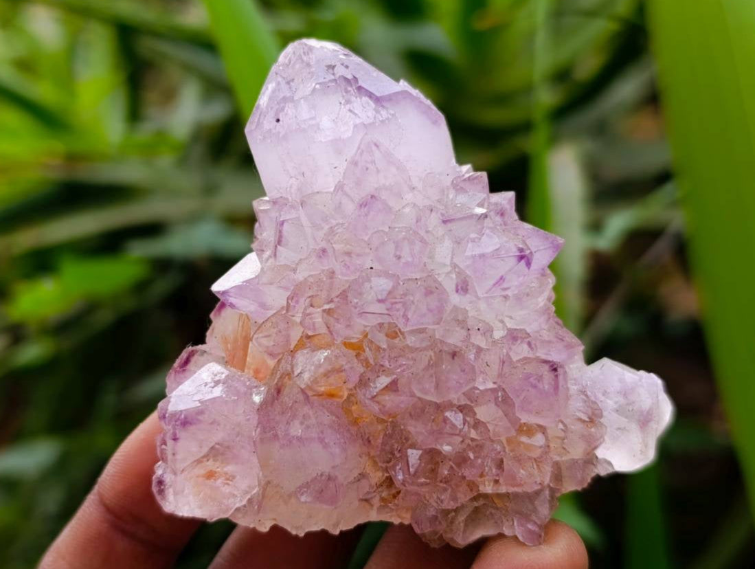 Natural Sunburst Amethyst Spirit Quartz Clusters x 12 From Boekenhouthoek, South Africa - Toprock Gemstones and Minerals 