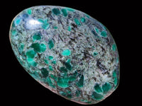 Polished Emerald Mica 'Mutokolite' Standing Free Forms x 4 From Mutoko, Zimbabwe
