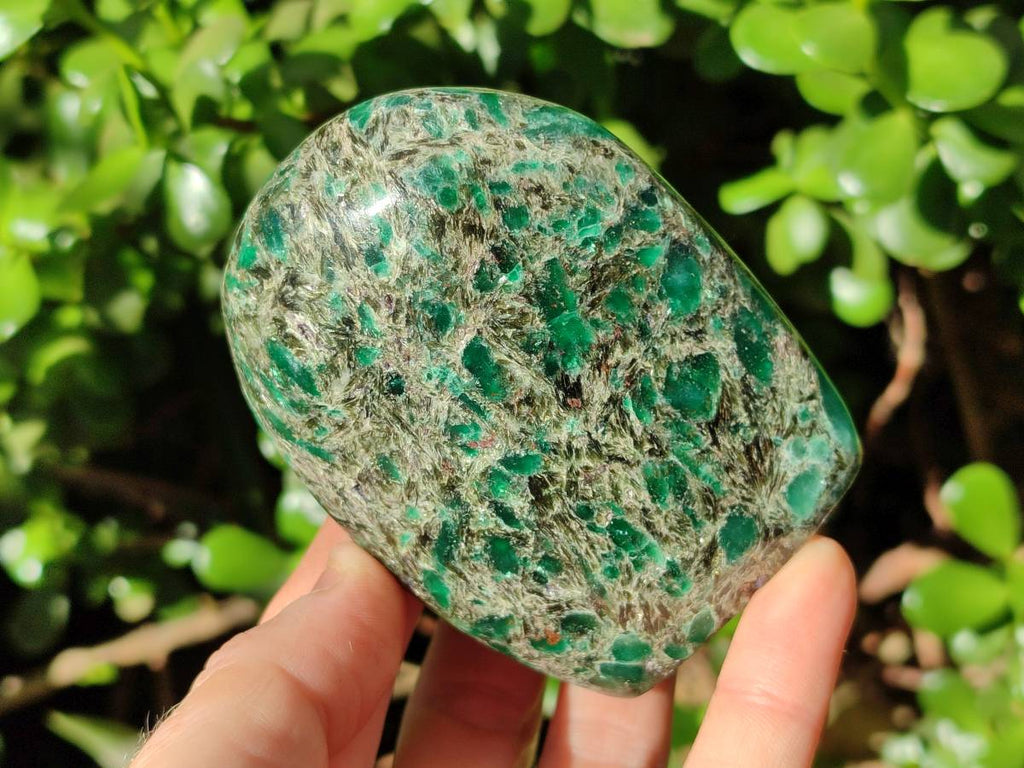 Polished Emerald Mica 'Mutokolite' Standing Free Forms x 4 From Mutoko, Zimbabwe - Toprock Gemstones and Minerals 