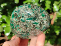 Polished Emerald Mica 'Mutokolite' Standing Free Forms x 4 From Mutoko, Zimbabwe