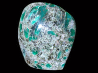 Polished Emerald Mica 'Mutokolite' Standing Free Forms x 4 From Mutoko, Zimbabwe