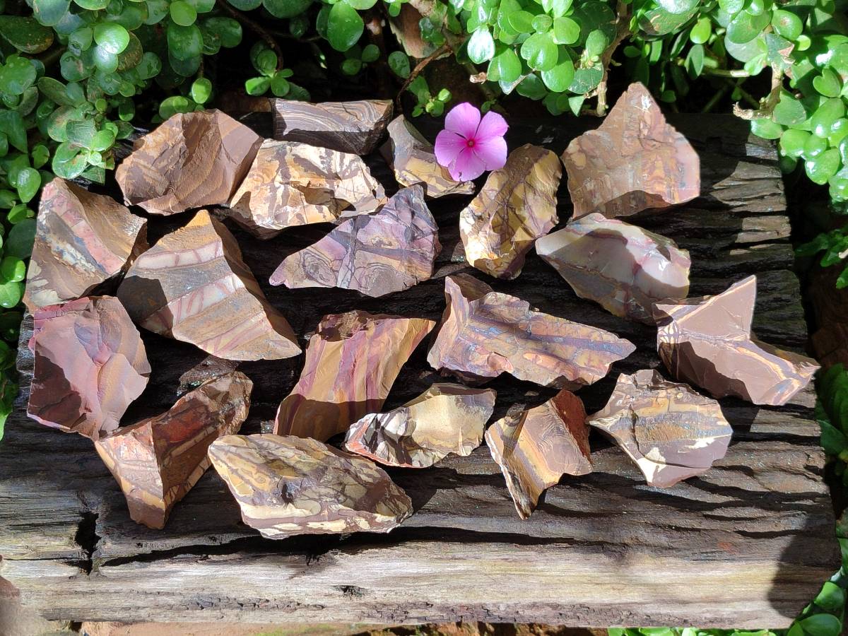 Natural Nguni Jasper Cobbed Specimens x 28 From Northern Cape, South Africa - Toprock Gemstones and Minerals 