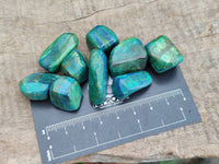 Polished Azurite And Flower Banded Malachite Free Forms x 70 From Congo
