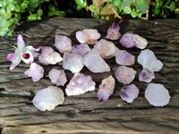 Natural Mix Of Spirit Quartz Crystals And Clusters x 20 From Boekenhouthoek, South Africa
