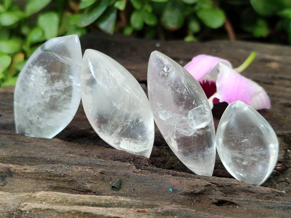 Polished Clear Quartz Crystal, Angel Tears x 35 From Madagascar - Toprock Gemstones and Minerals 