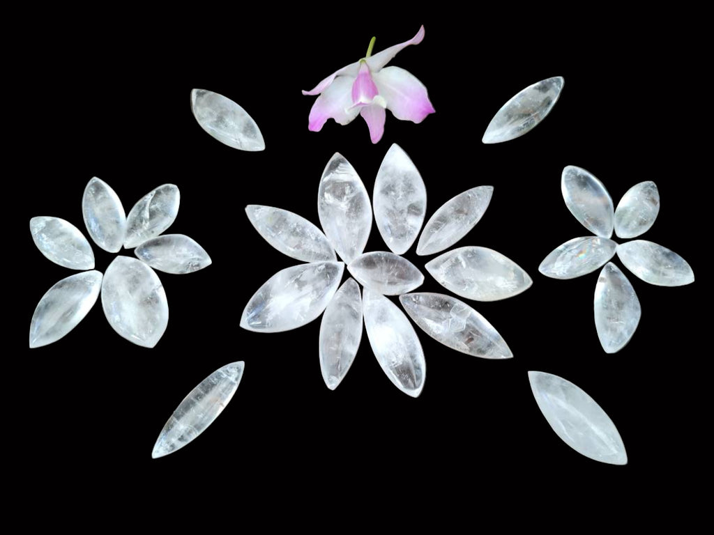 Polished Clear Quartz Crystal, Angel Tears x 35 From Madagascar - Toprock Gemstones and Minerals 