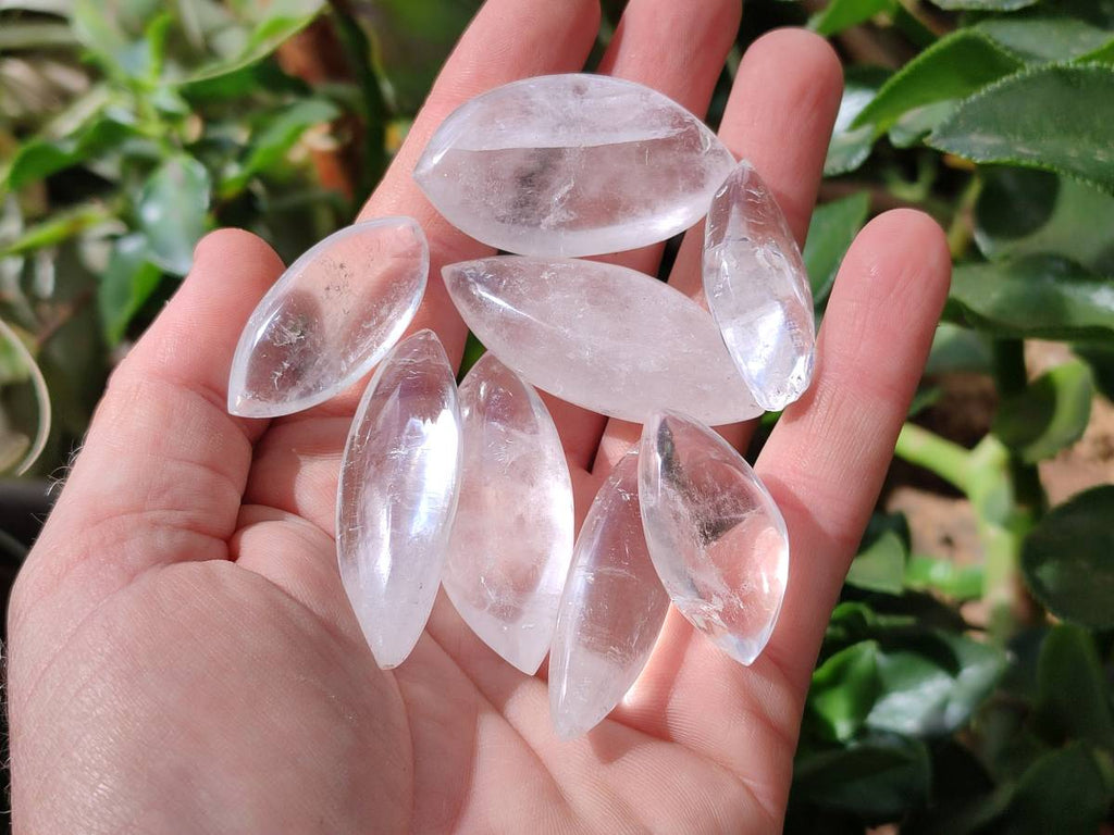 Polished Clear Quartz Crystal, Angel Tears x 35 From Madagascar - Toprock Gemstones and Minerals 